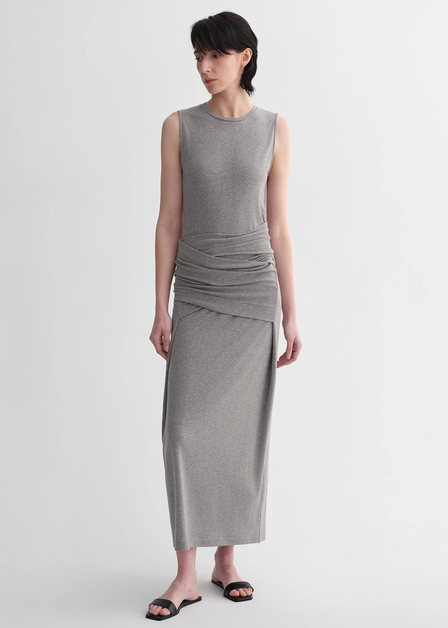 Ice Silk Wool Blend Dress