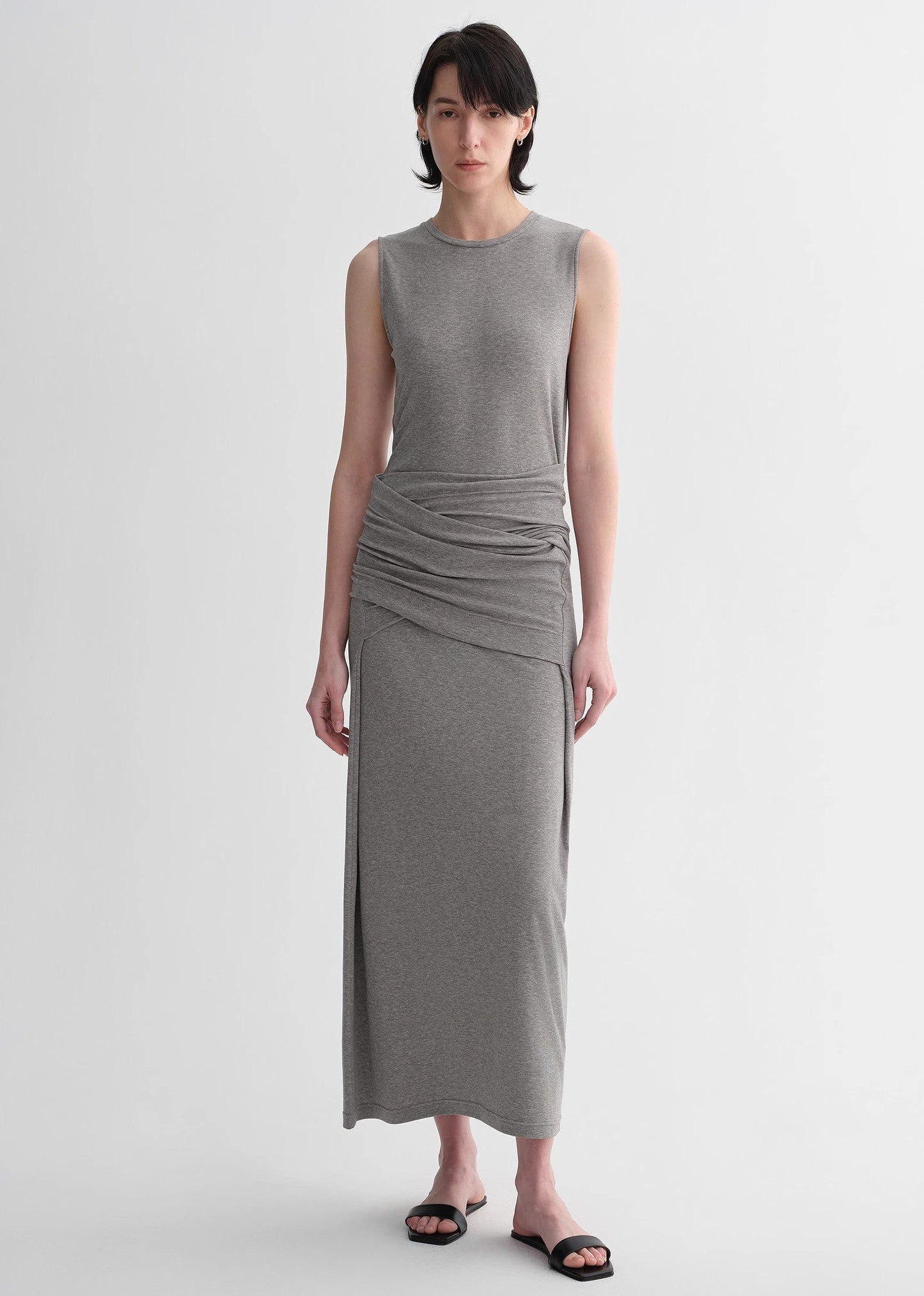 Ice Silk Wool Blend Dress