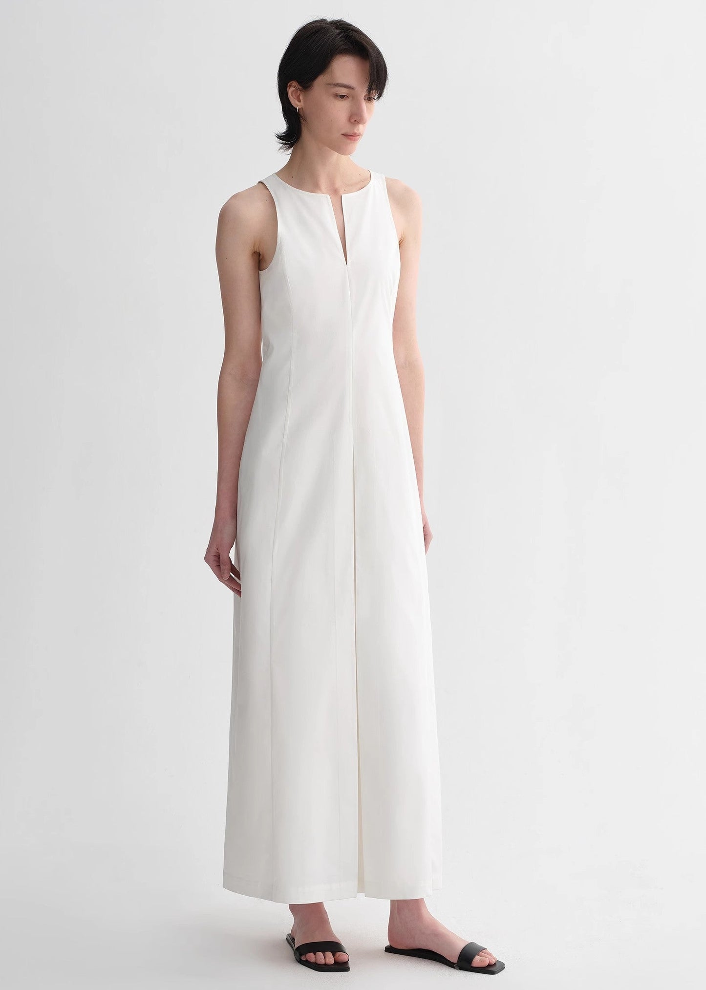 Micro-Cocoon-Shaped Dress