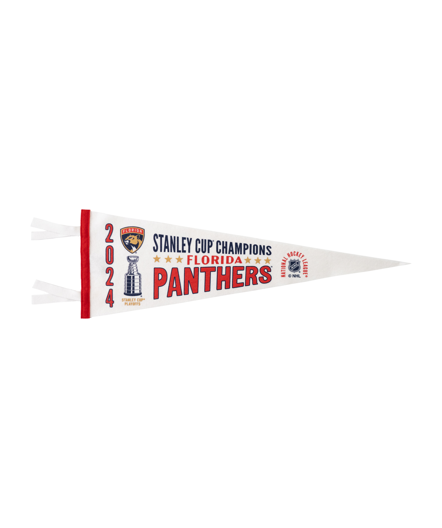 Florida Panthers 2024 Stanley Cup Champions Pennant • NHL x Oxford Pennant