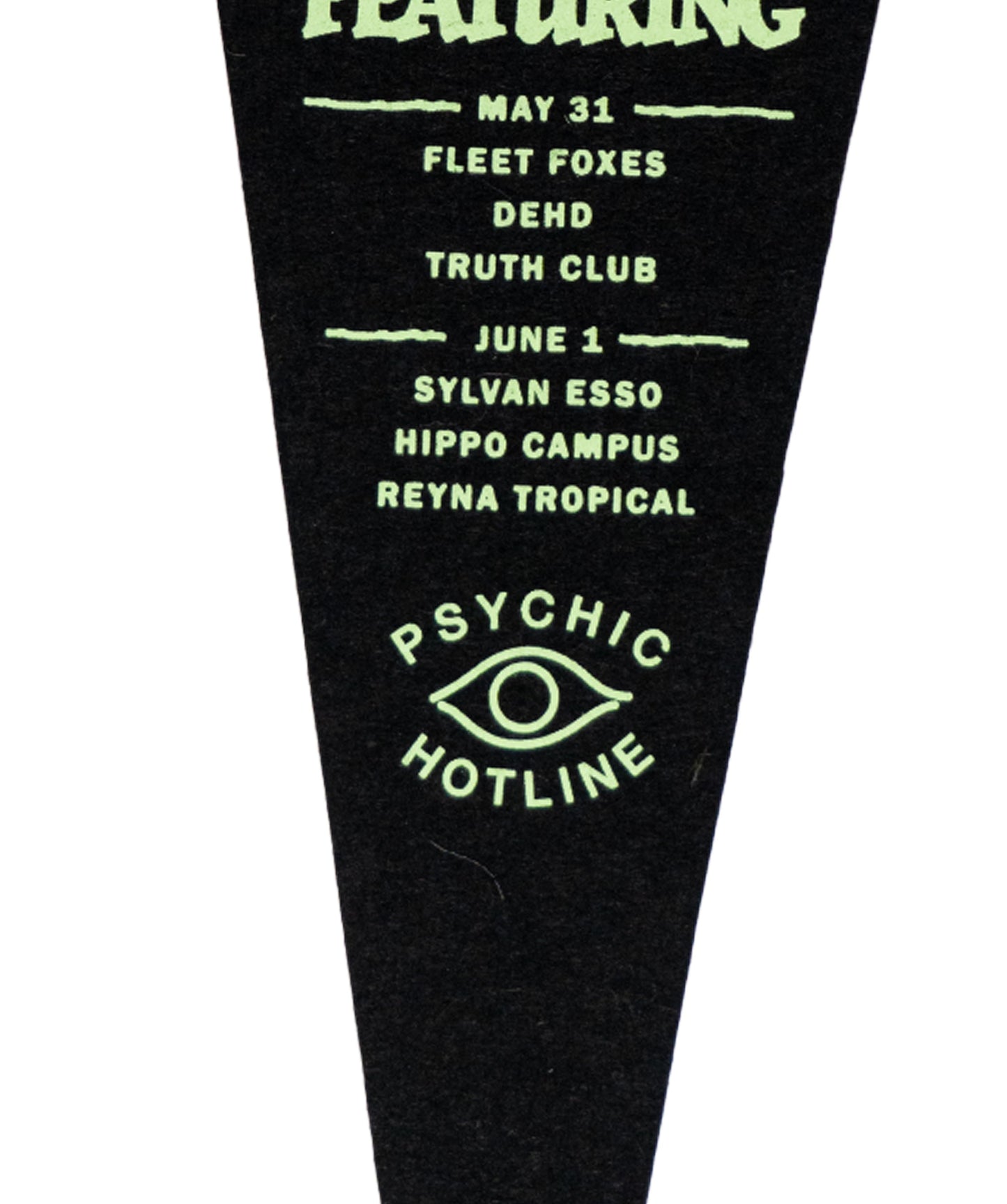 Good Moon 2024 Durham Bulls Ballpark Pennant • Sylvan Esso x Oxford Pennant