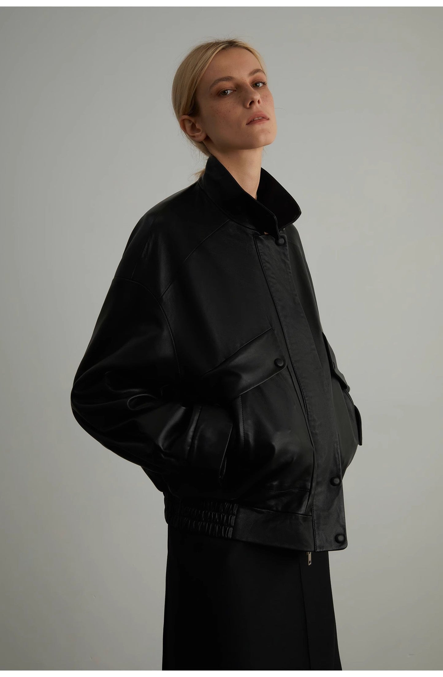 Sheep Leather Motorcycle Short Jacket Loveless Muse