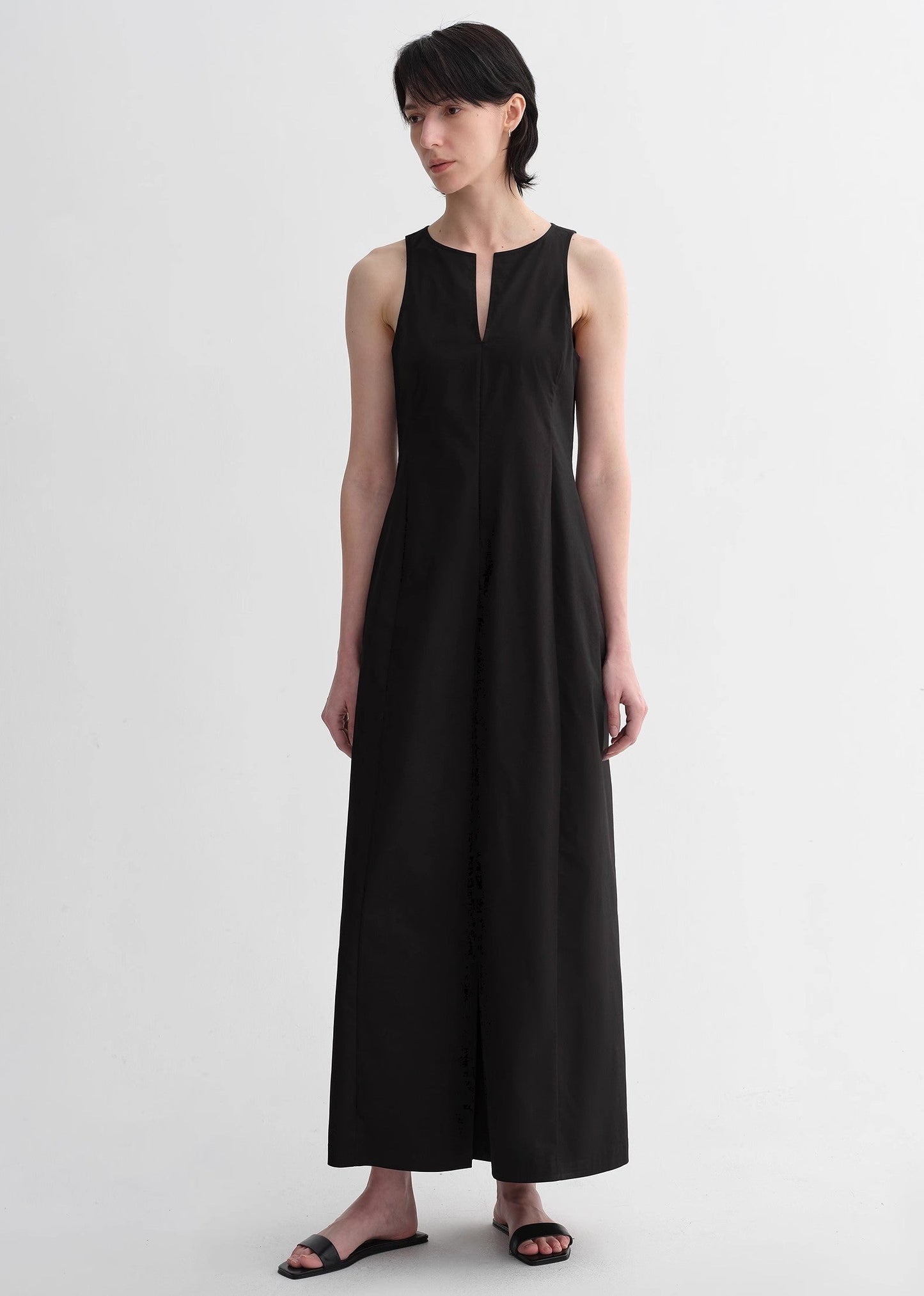 Micro-Cocoon-Shaped Dress
