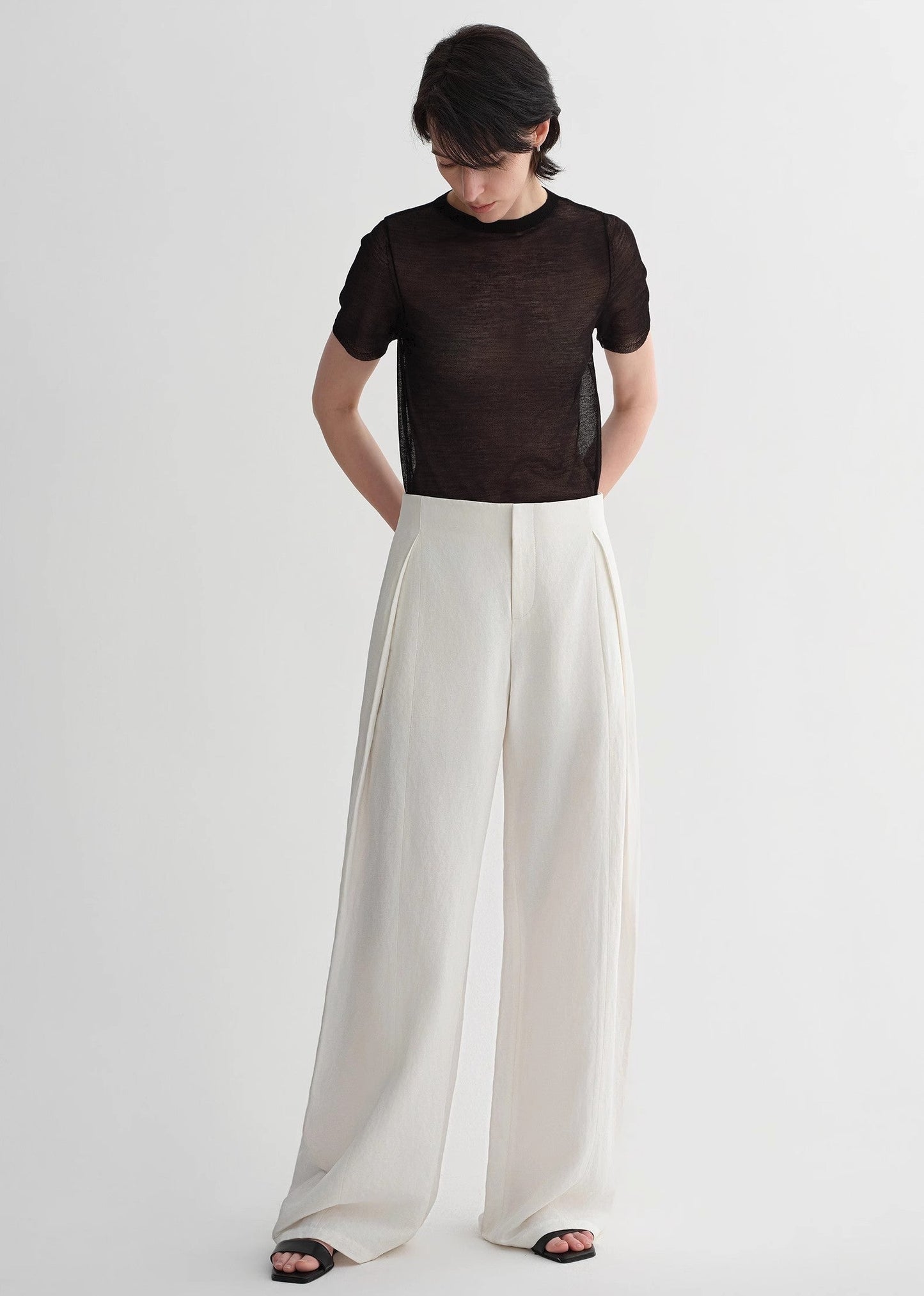 Summer Mulberry Silk Linen Pants