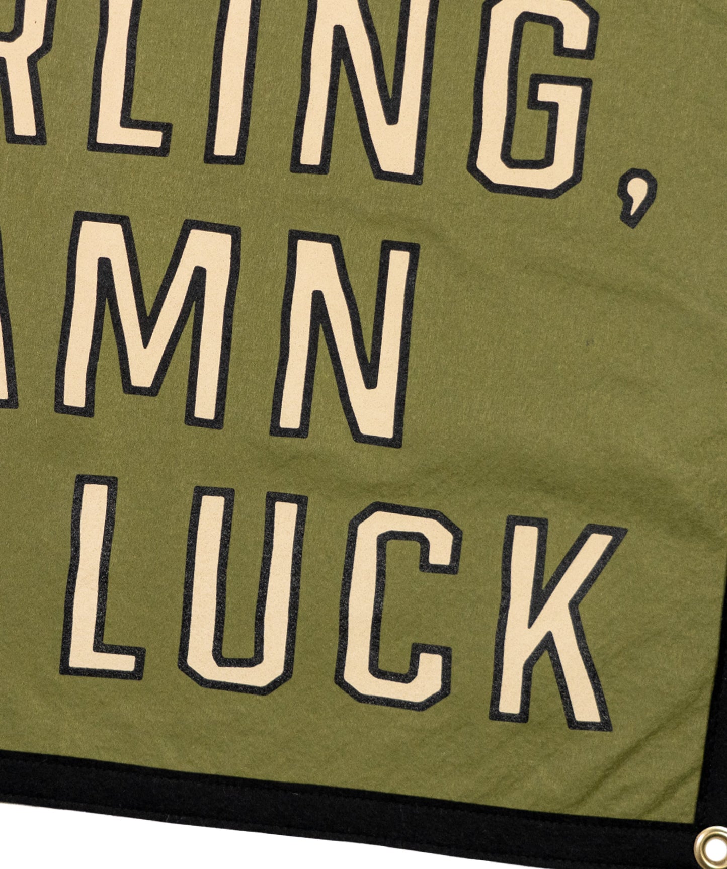 Darling, Damn The Luck Camp Flag • John Moreland x Oxford Pennant
