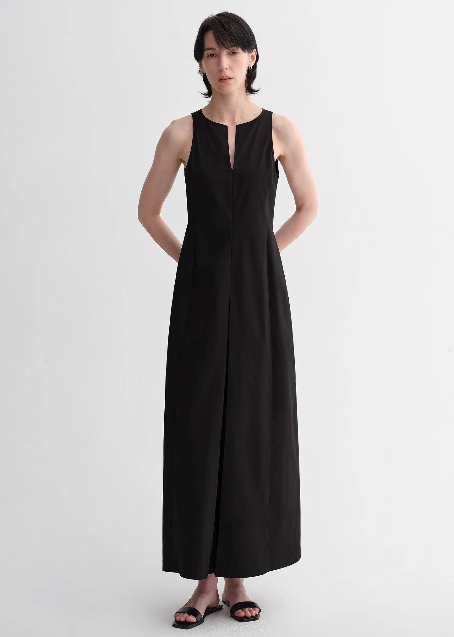 Micro-Cocoon-Shaped Dress