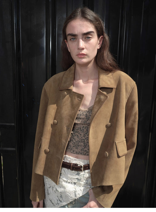 Nth Power Suede Lambskin Jacket