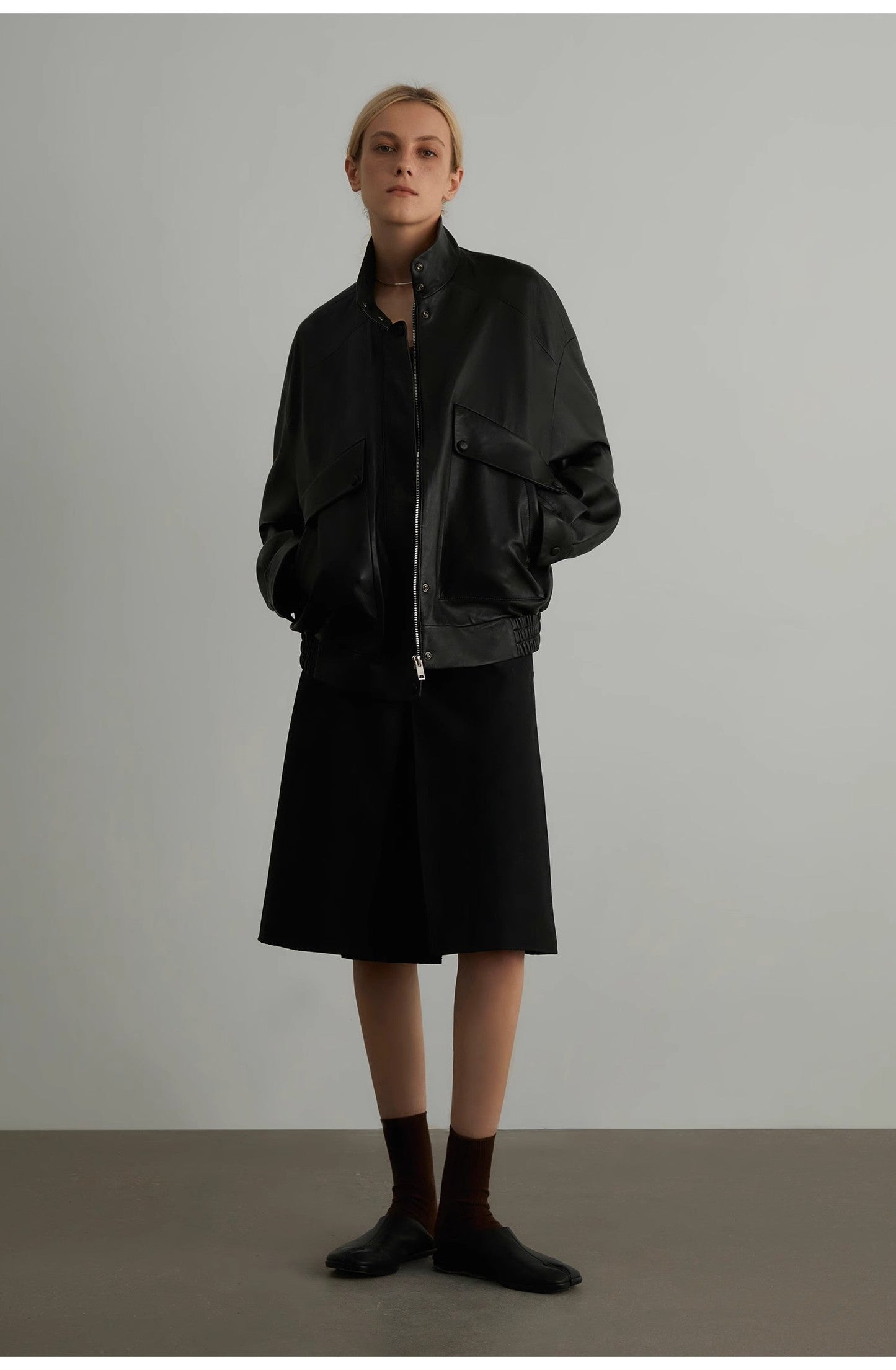 Sheep Leather Motorcycle Short Jacket Loveless Muse
