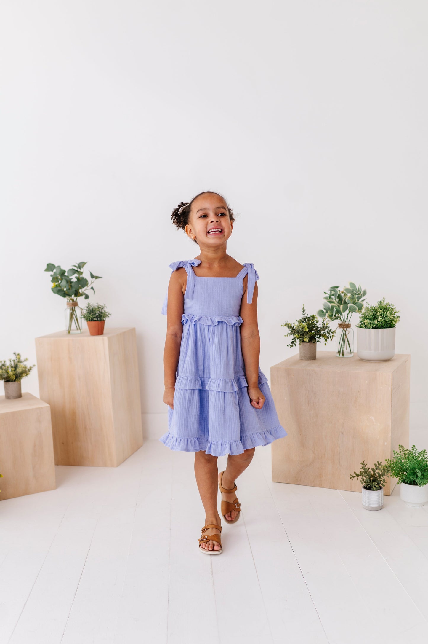 Ocean | Ruffle Strappy Twirl Dress