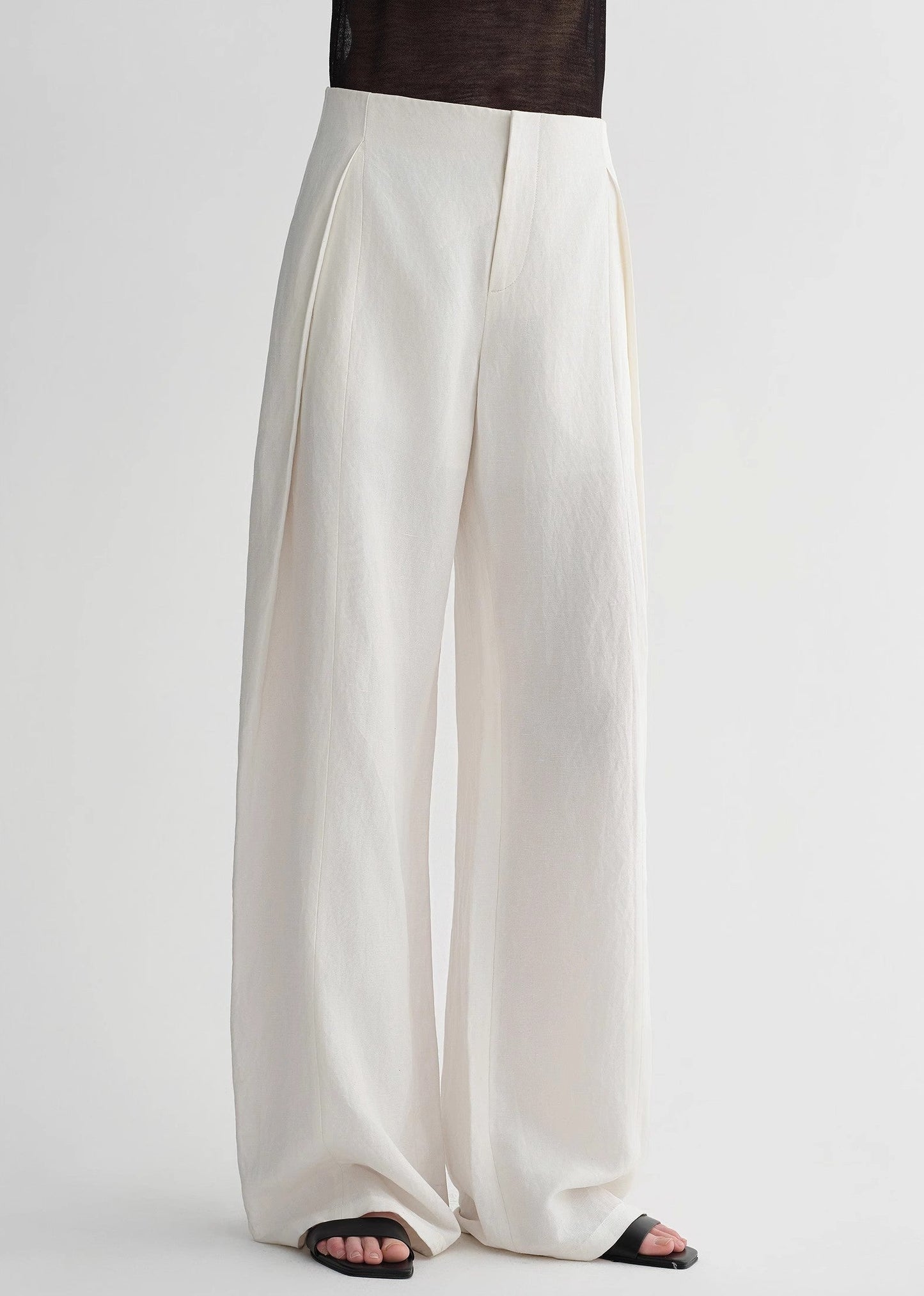 Summer Mulberry Silk Linen Pants