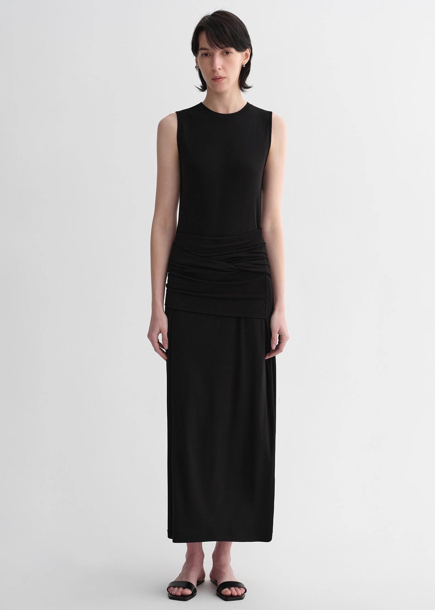 Ice Silk Wool Blend Dress