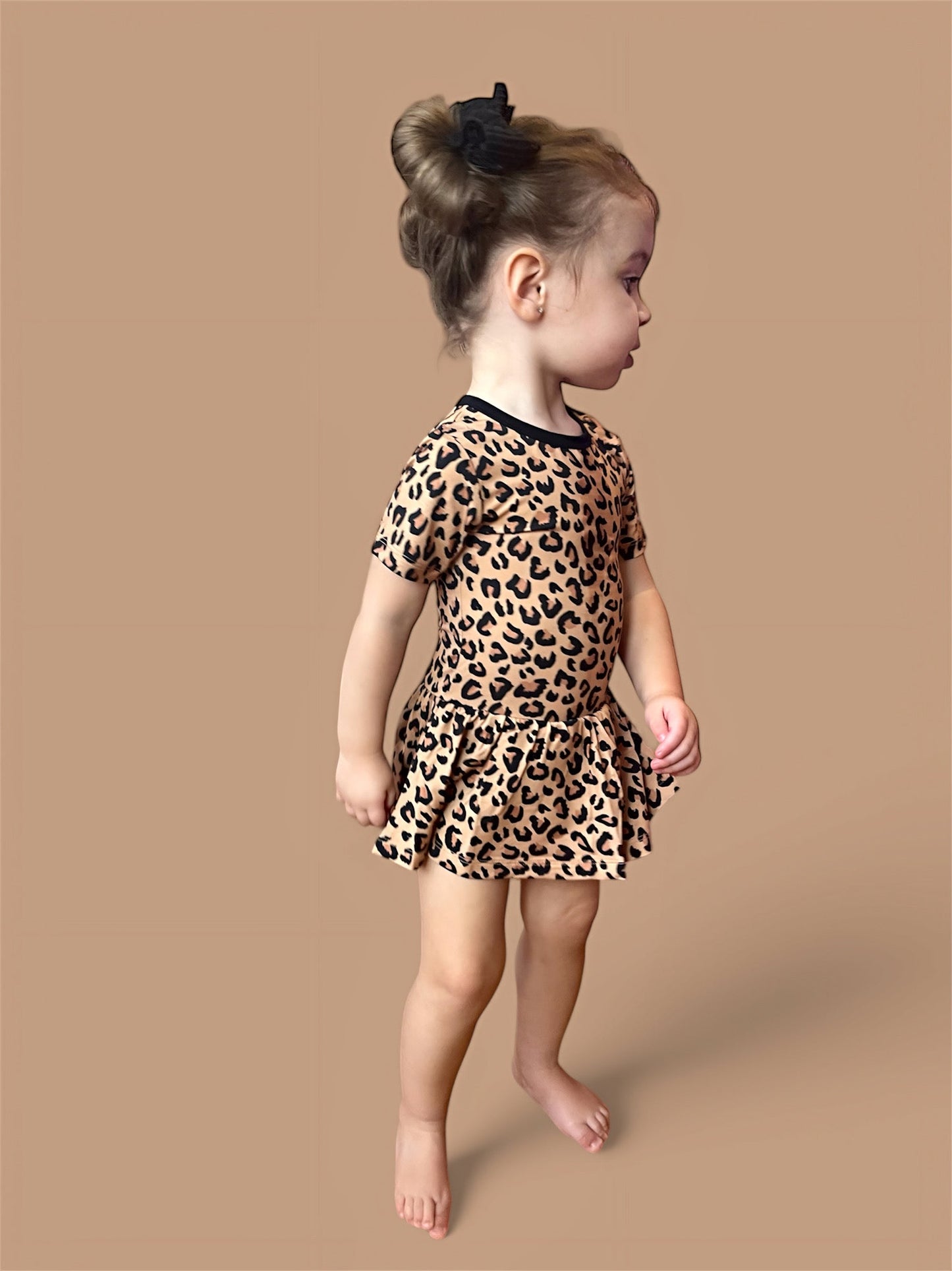 LEOPARD DREAM BODYSUIT DRESS