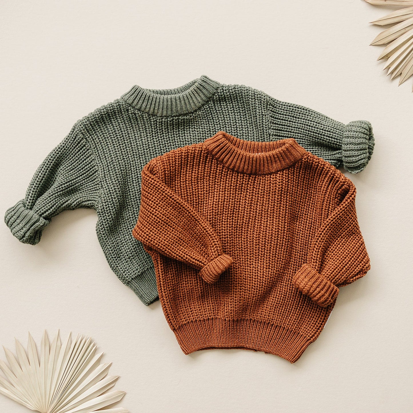 Chunky Knit Sweater | Rust