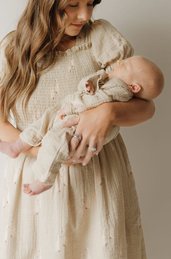 Long Sleeve Muslin Romper | Silly Goose