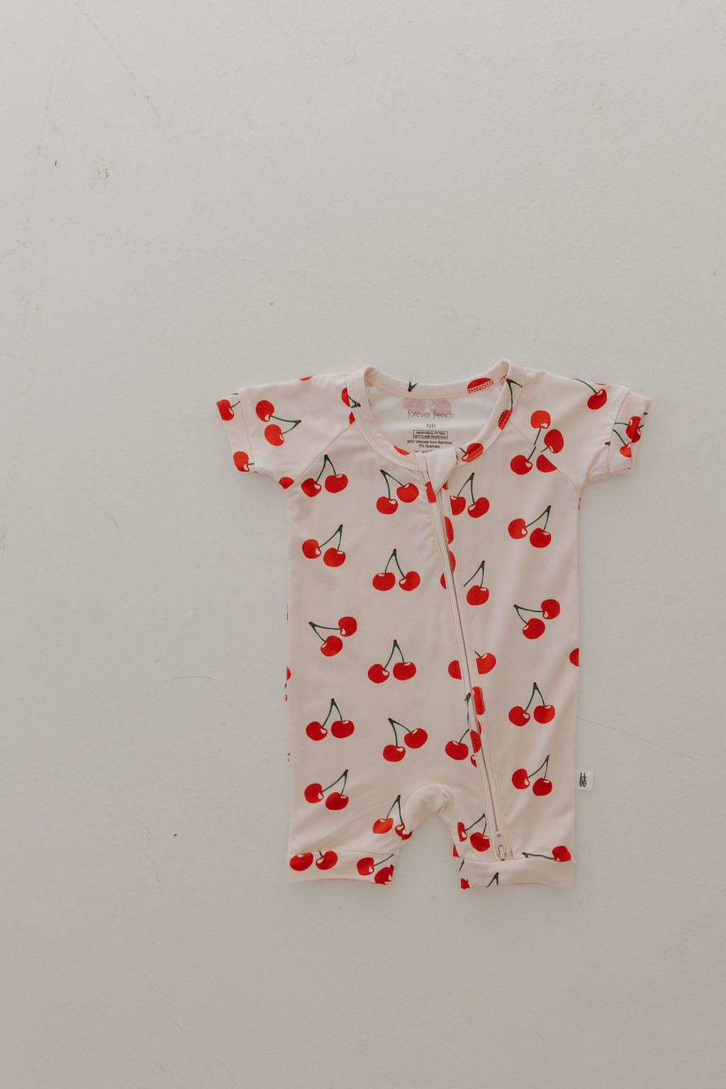Bamboo Zip Shortie | Cherry Orchard