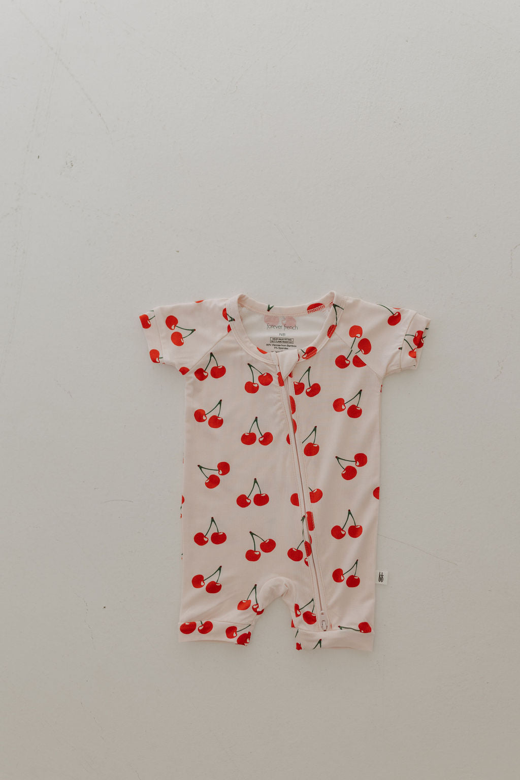 Bamboo Zip Shortie | Cherry Orchard