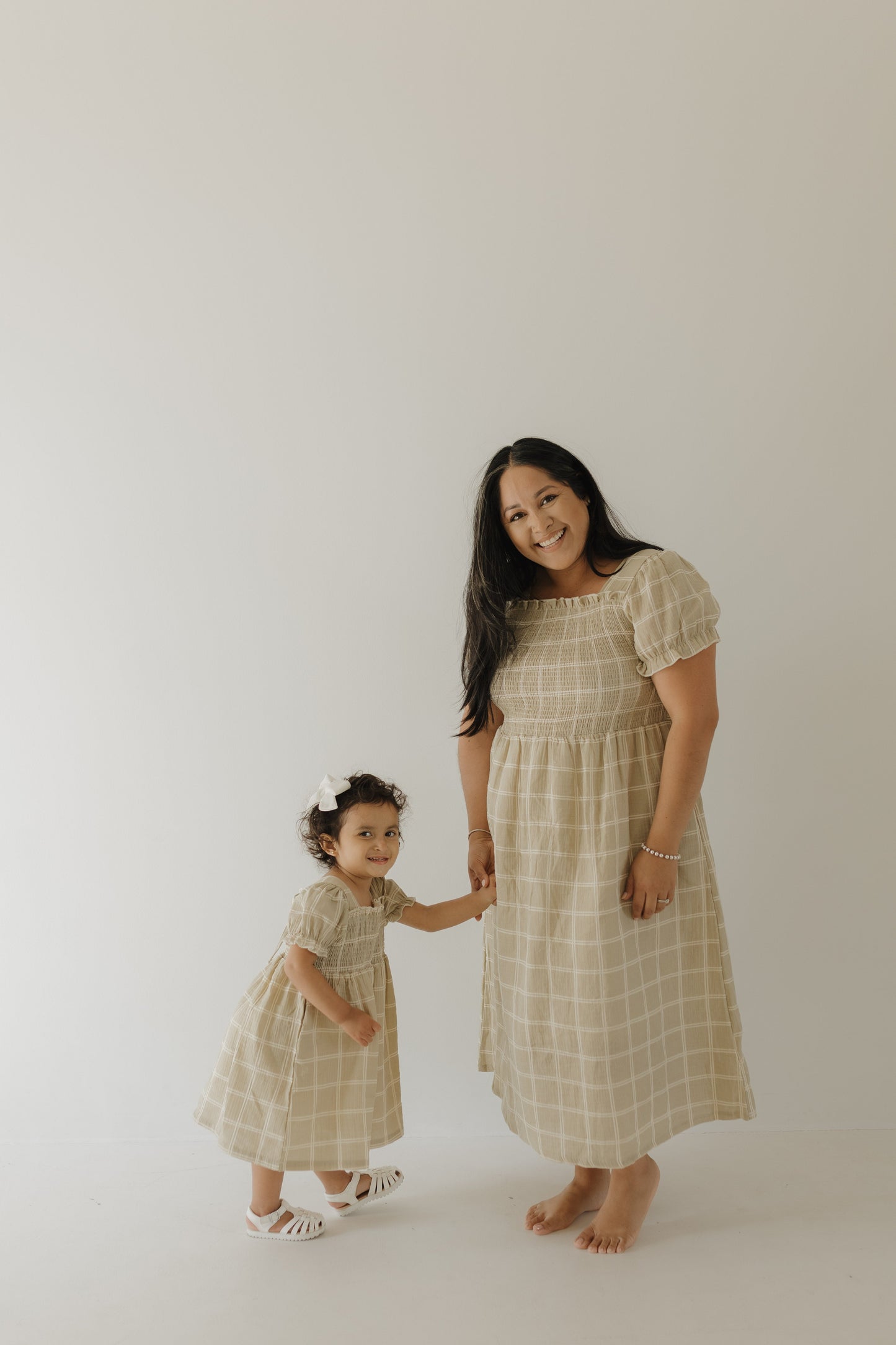 Toddler Muslin Dress | Linen Grid