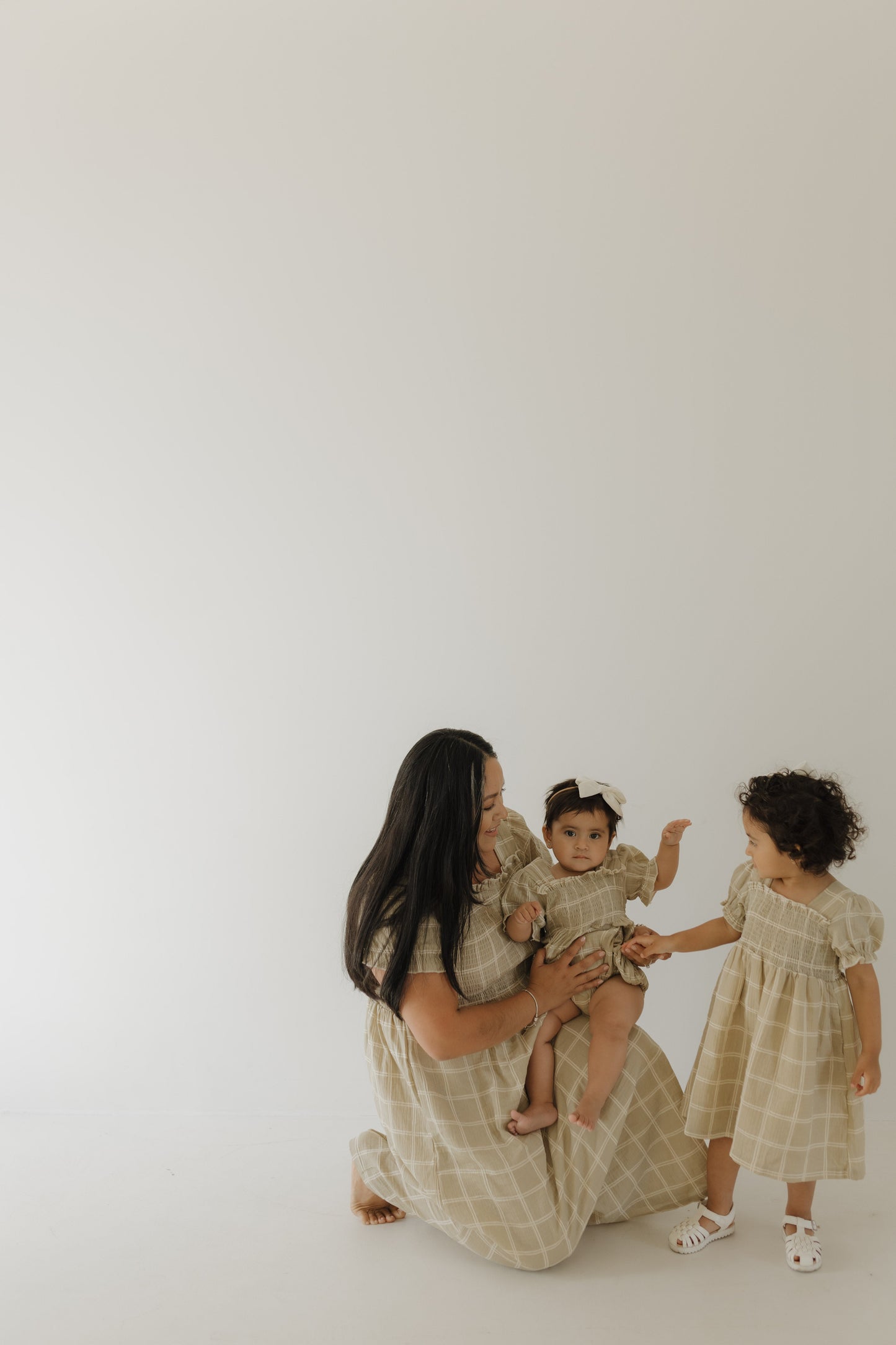 Toddler Muslin Dress | Linen Grid