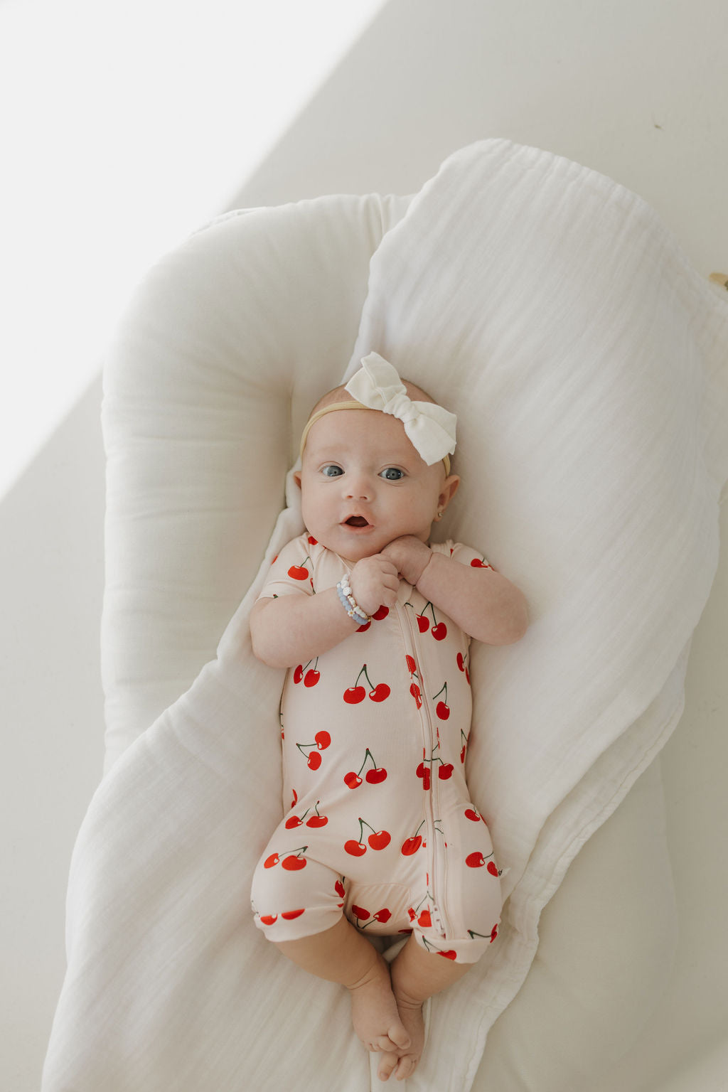 Bamboo Zip Shortie | Cherry Orchard