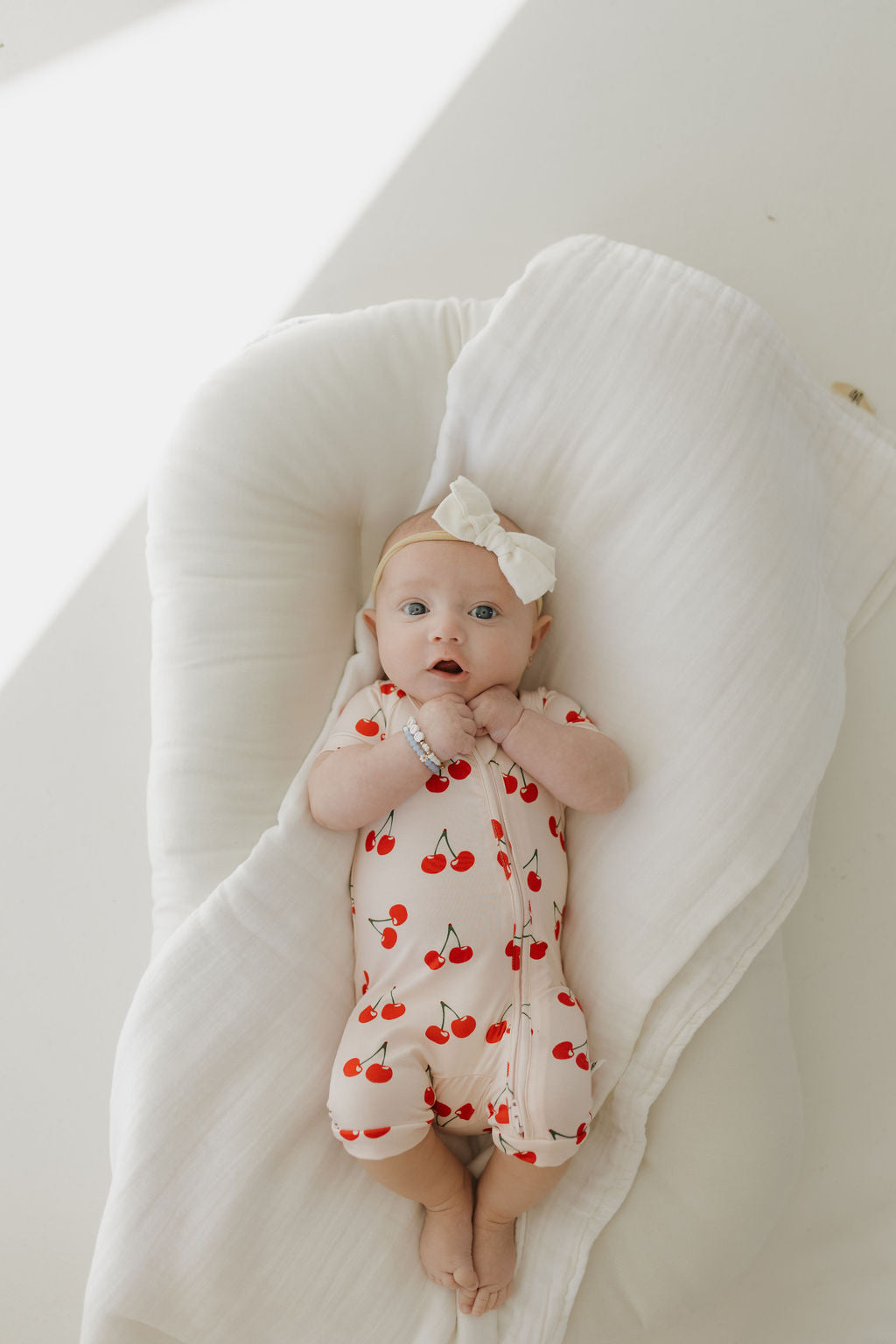 Bamboo Zip Shortie | Cherry Orchard