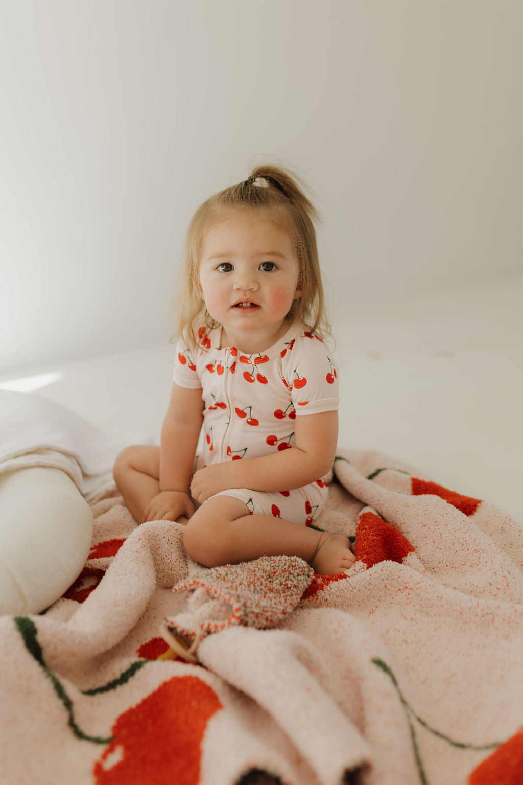 Bamboo Zip Shortie | Cherry Orchard