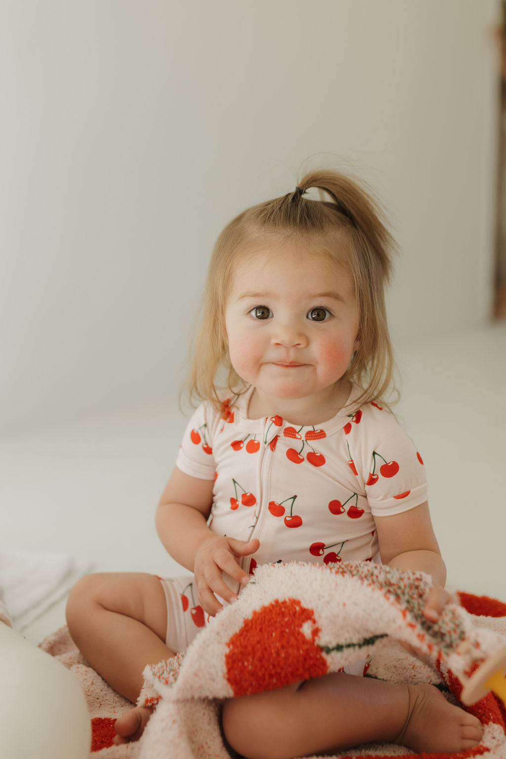 Bamboo Zip Shortie | Cherry Orchard