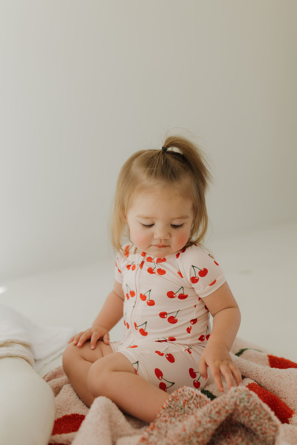 Bamboo Zip Shortie | Cherry Orchard