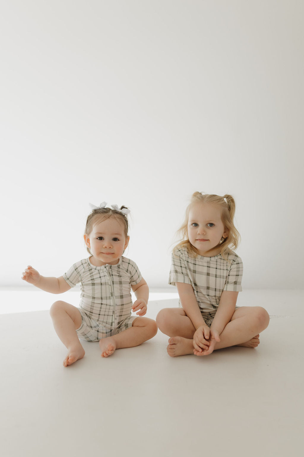Bamboo Zip Shortie | Picnic Plaid