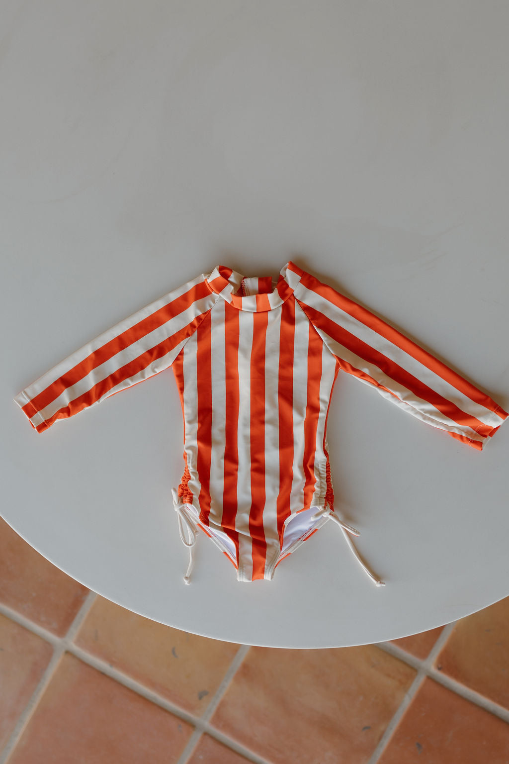 Girls Long Sleeve Swimsuit | Poolside