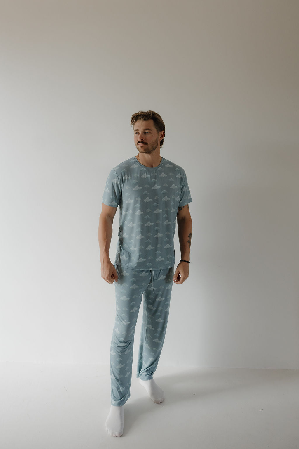 Men's Short Sleeve Bamboo Pajama | Duke