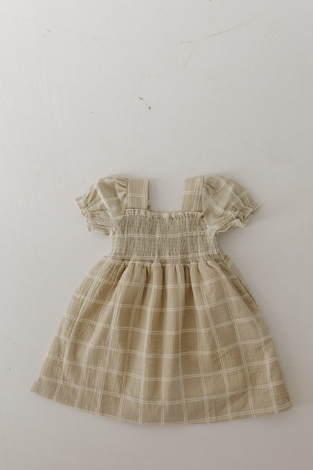 Toddler Muslin Dress | Linen Grid