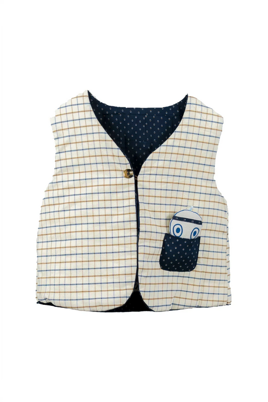 Reversible Vest - Cassis-Coco