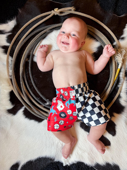 Luck Of The Draw Swim Trunks