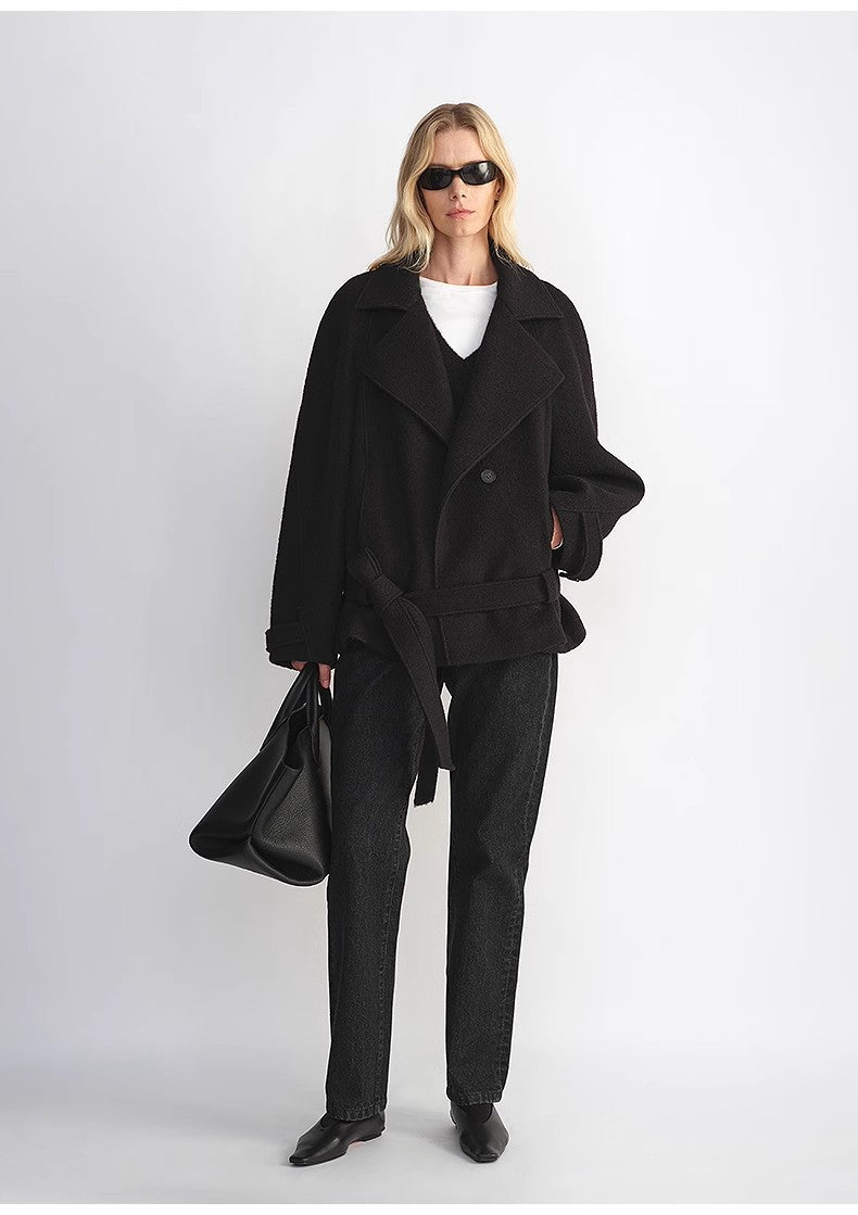 Warm Cocoon Wool Coat