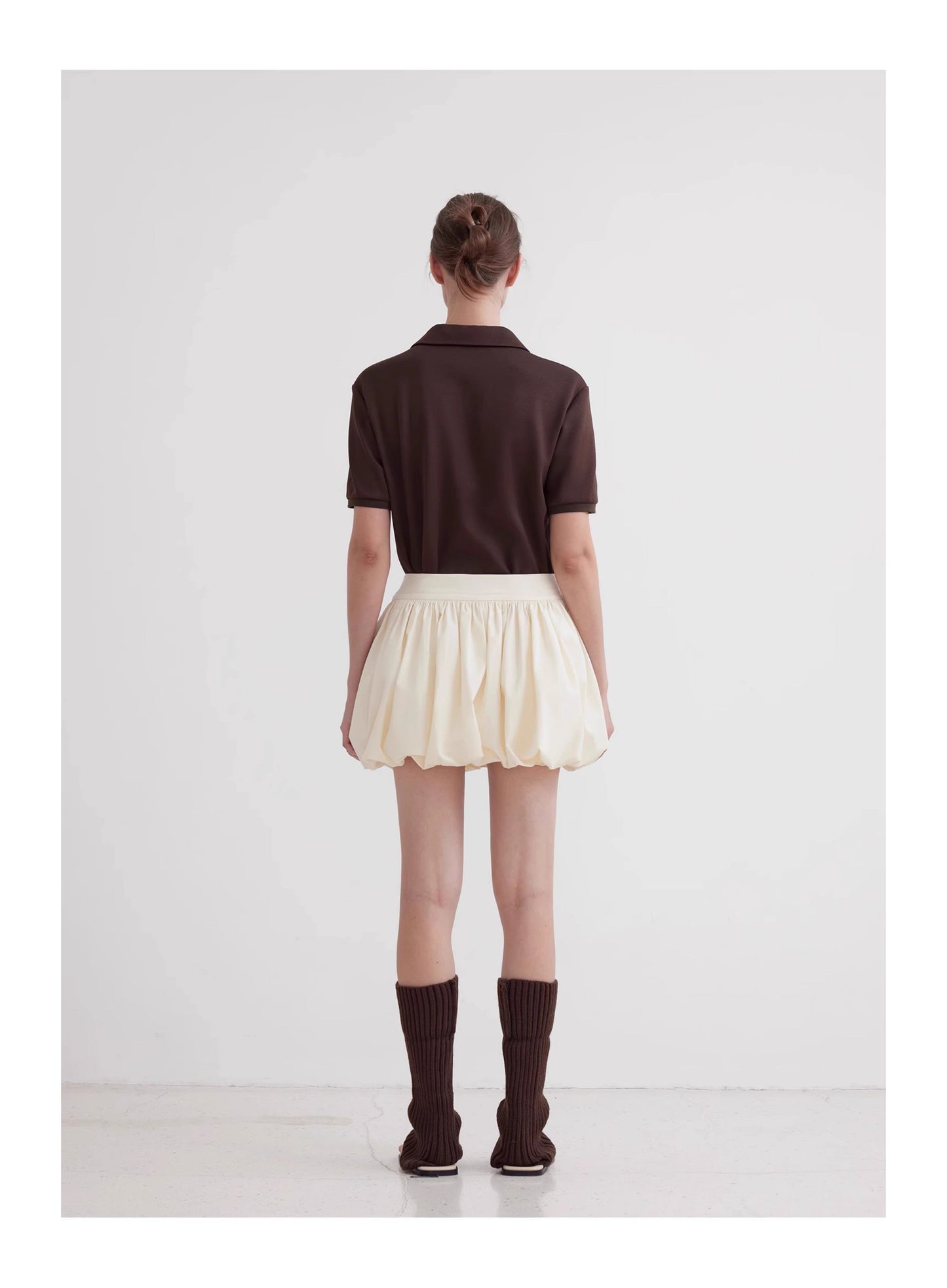 "Alice" Low Waist Anti-Exposure Flower Bud Short Skirt for Women