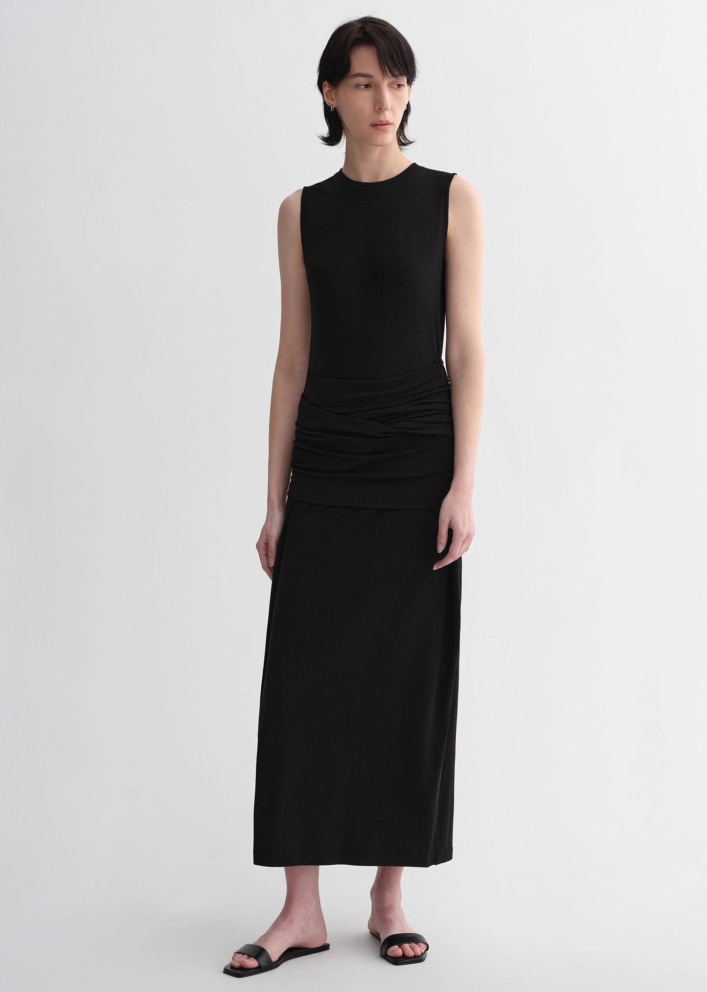 Ice Silk Wool Blend Dress