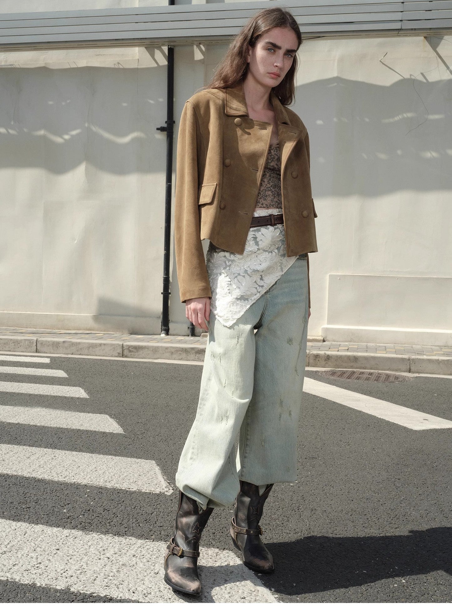 Nth Power Suede Lambskin Jacket