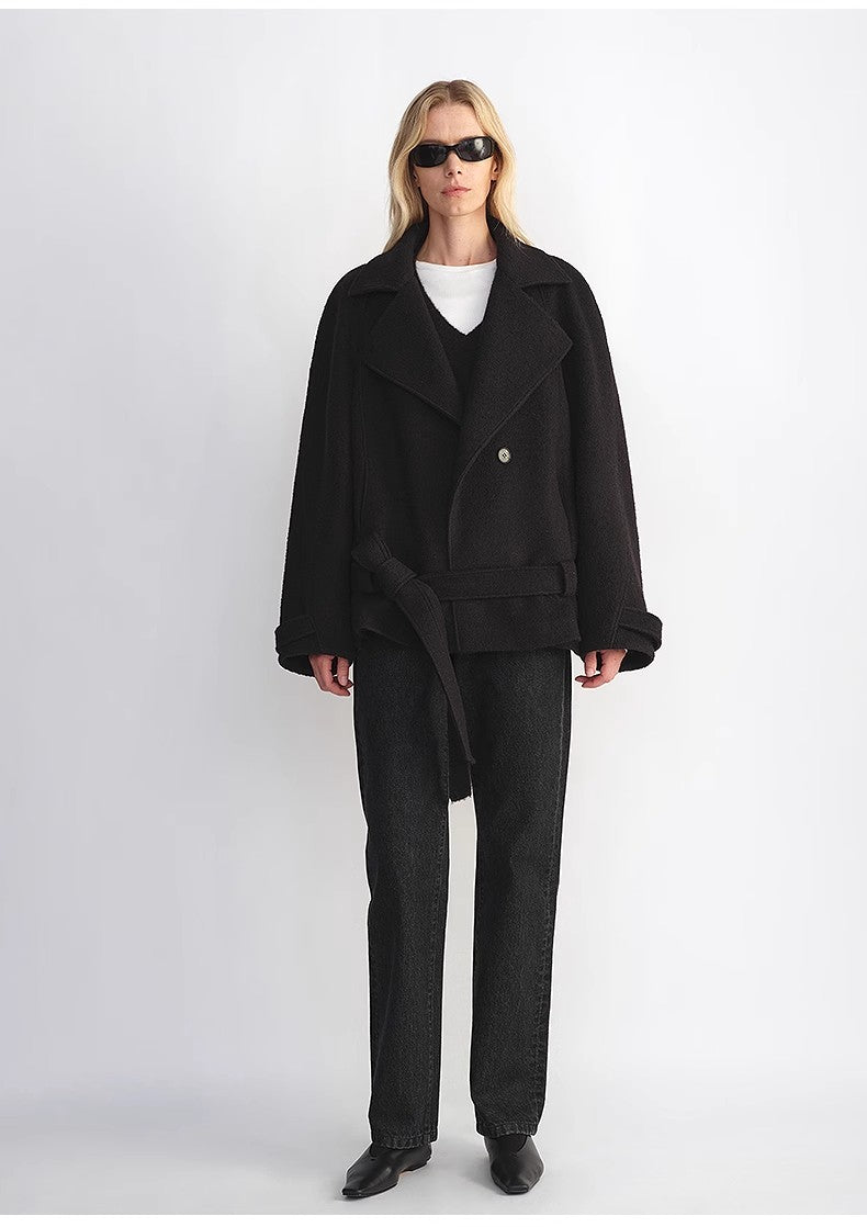 Warm Cocoon Wool Coat