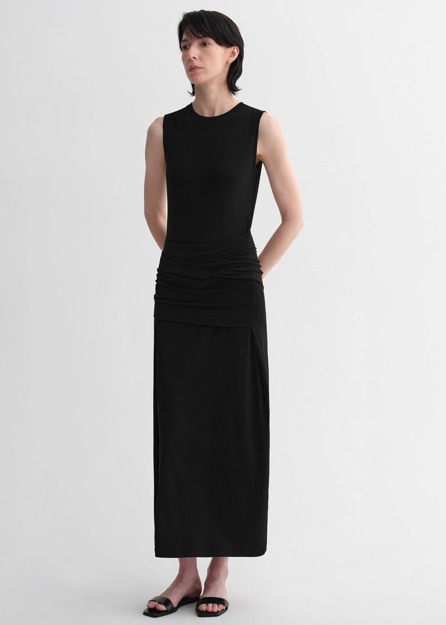 Ice Silk Wool Blend Dress