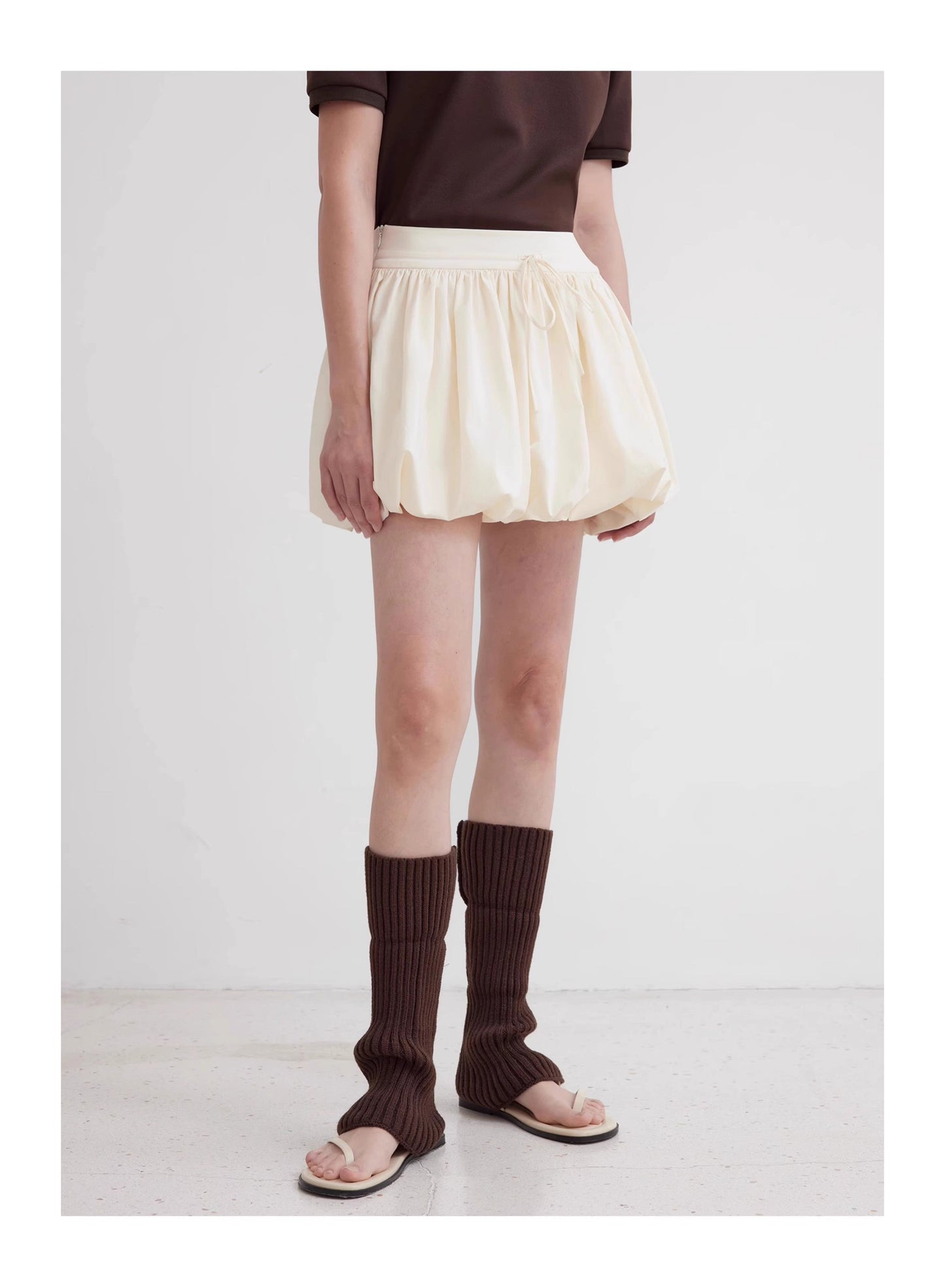 "Alice" Low Waist Anti-Exposure Flower Bud Short Skirt for Women