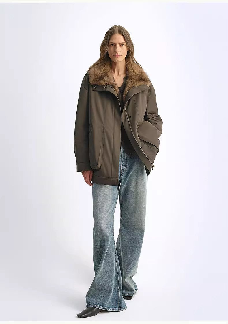 Removable Fox Fur Parka