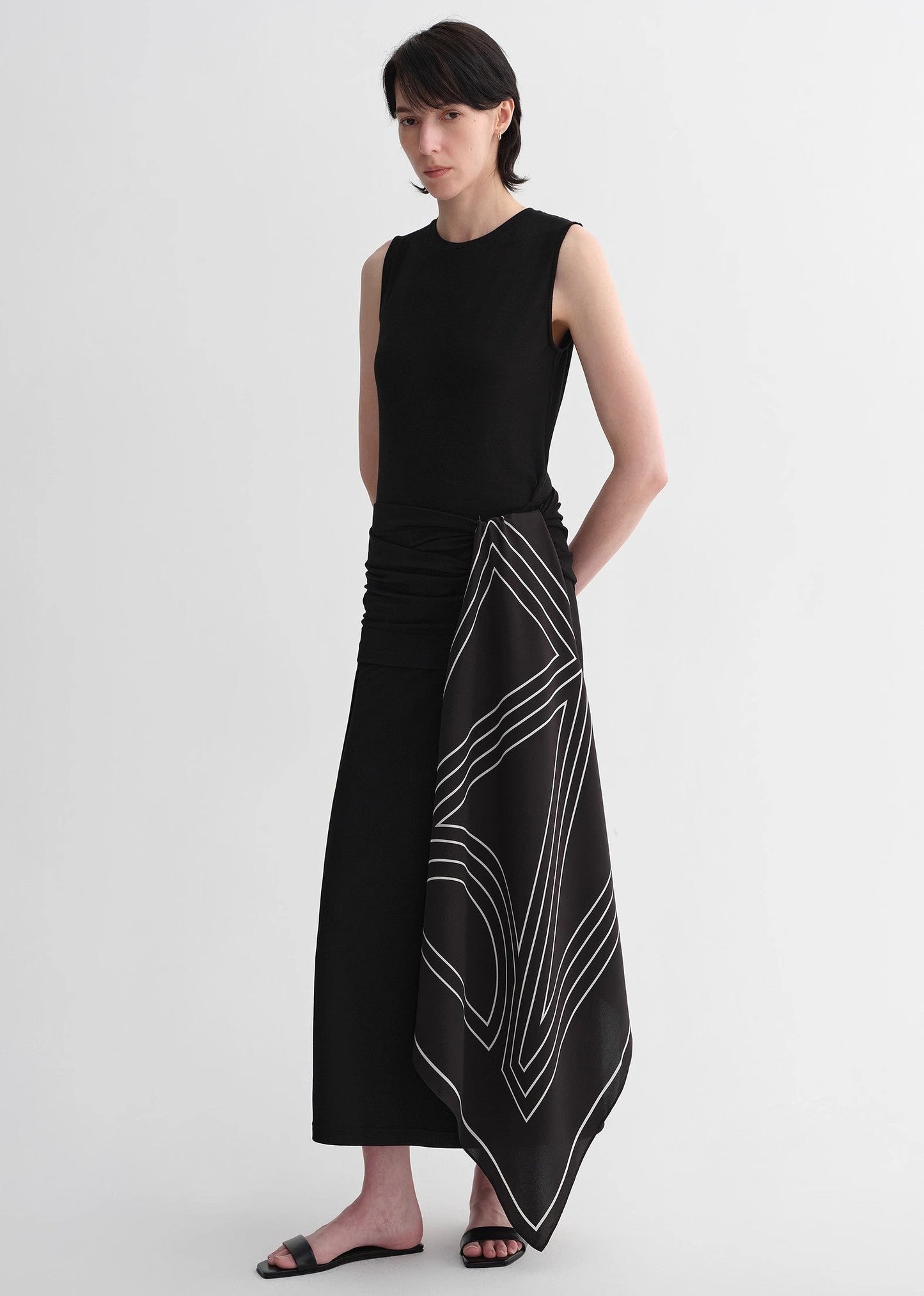 Ice Silk Wool Blend Dress