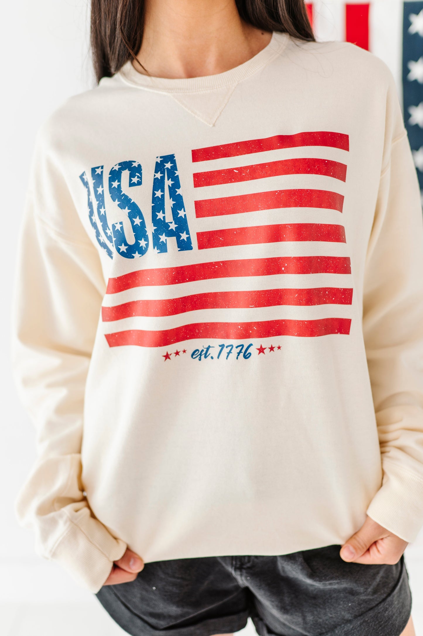 Adult Unisex FLAG Sweatshirt