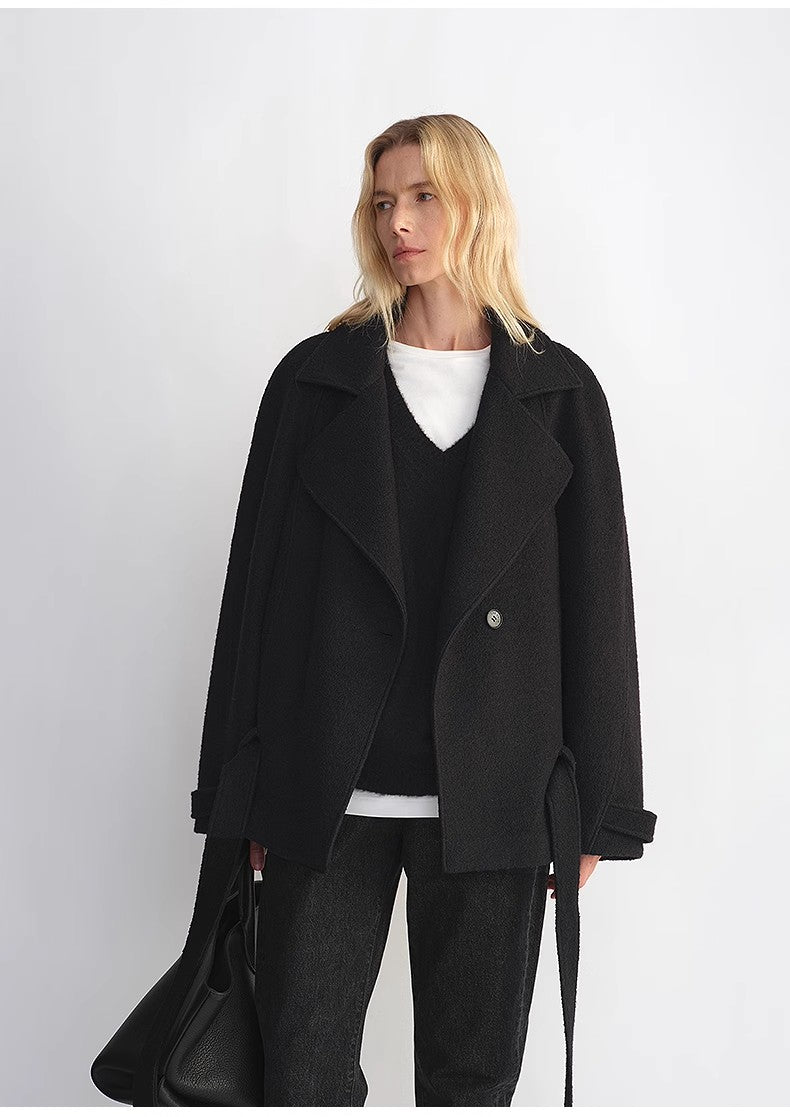 Warm Cocoon Wool Coat