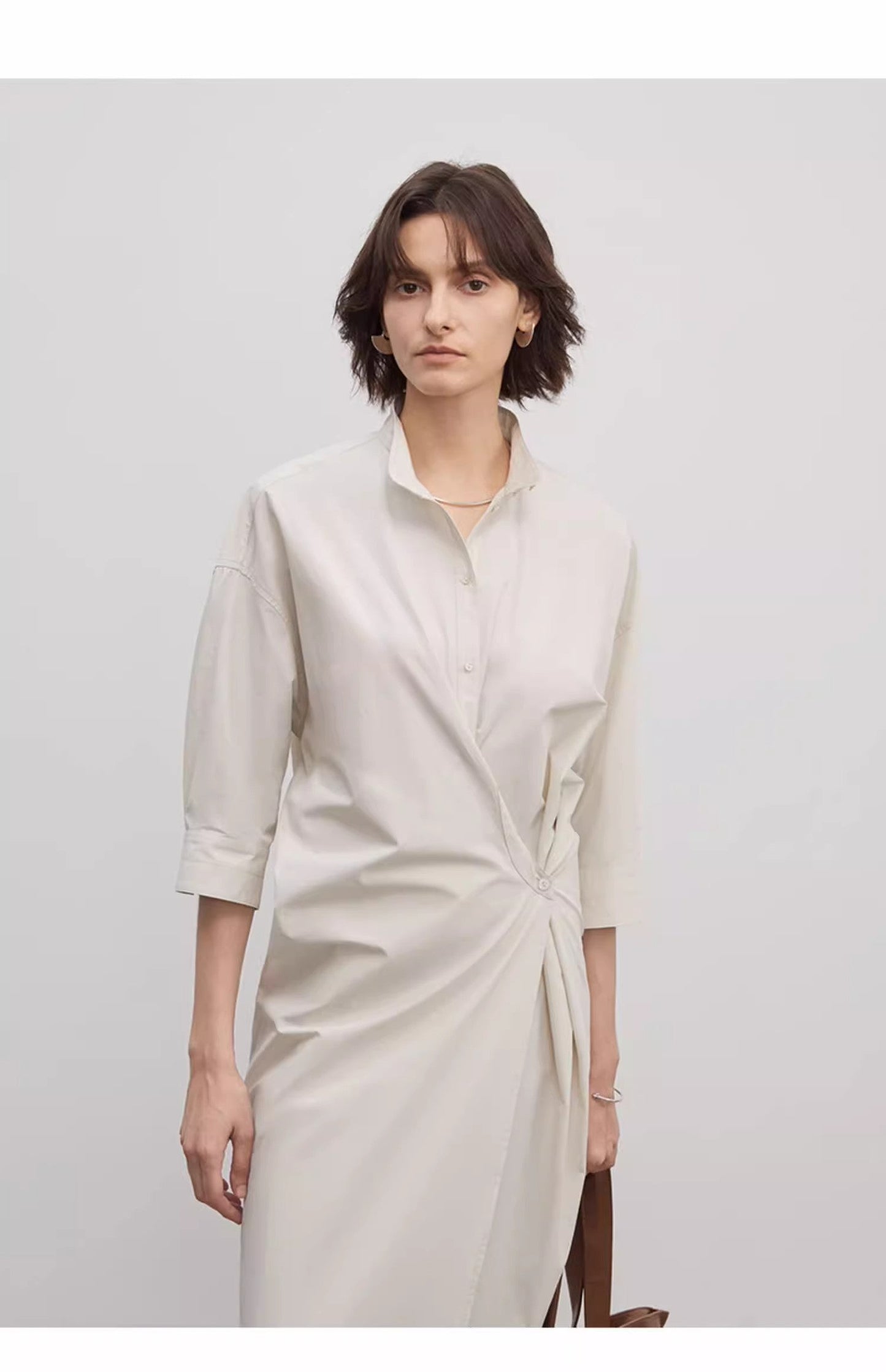 Origami Narrative Wrap Dress