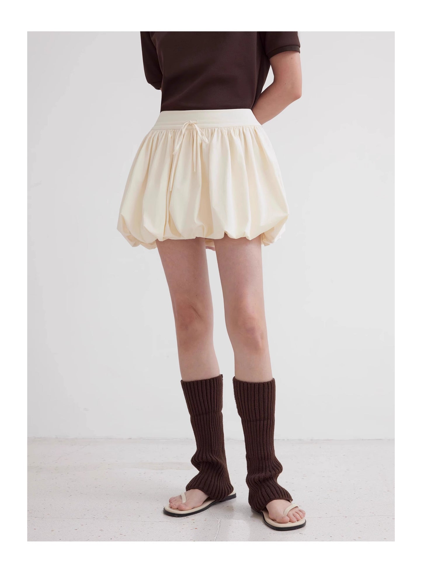 "Alice" Low Waist Anti-Exposure Flower Bud Short Skirt for Women