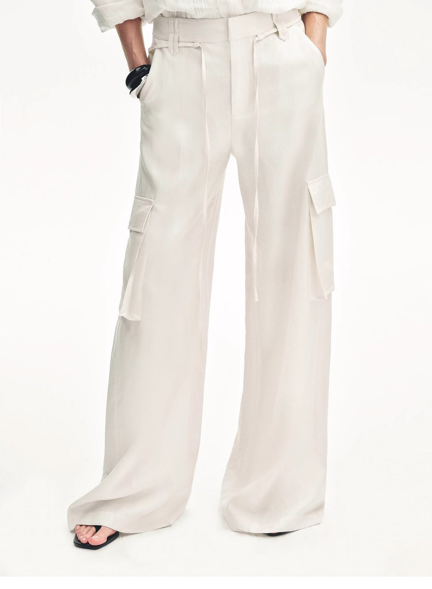 Rhythm in the Same Frequency Tencel Linen Pants