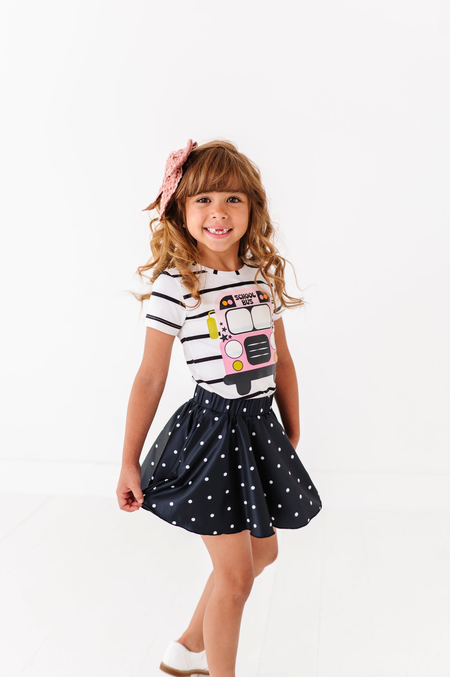 School Bus Stripe Tee