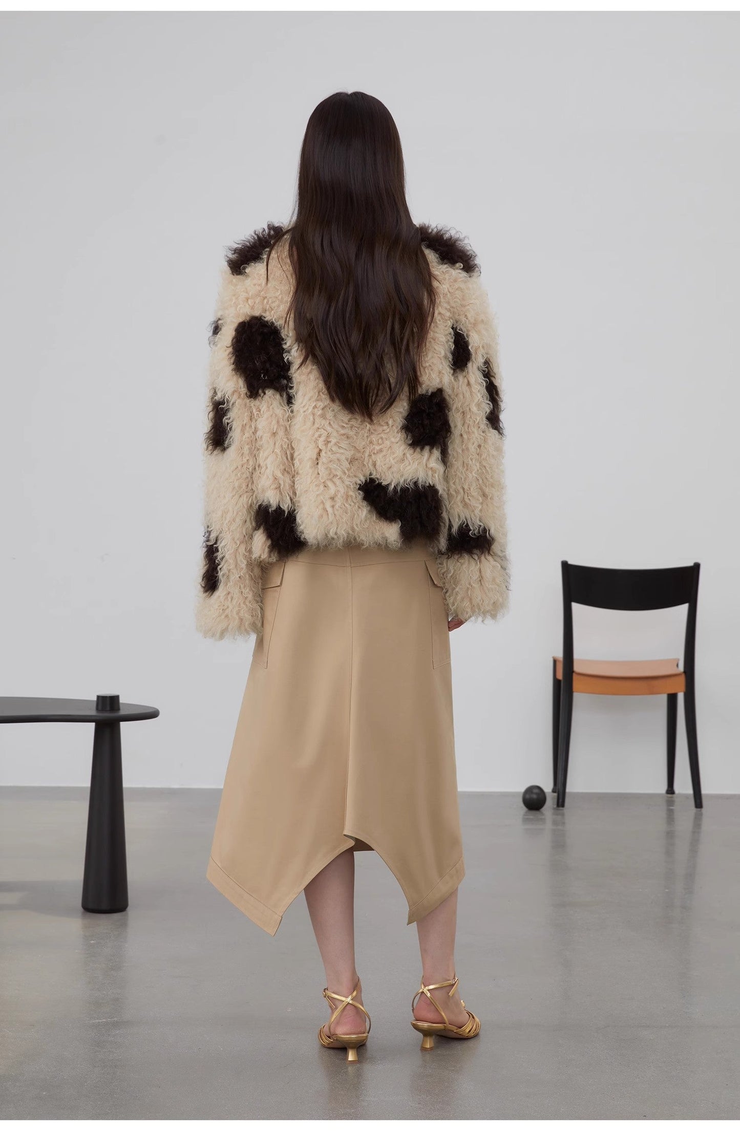 Fragrant Cream Fur Jacket
