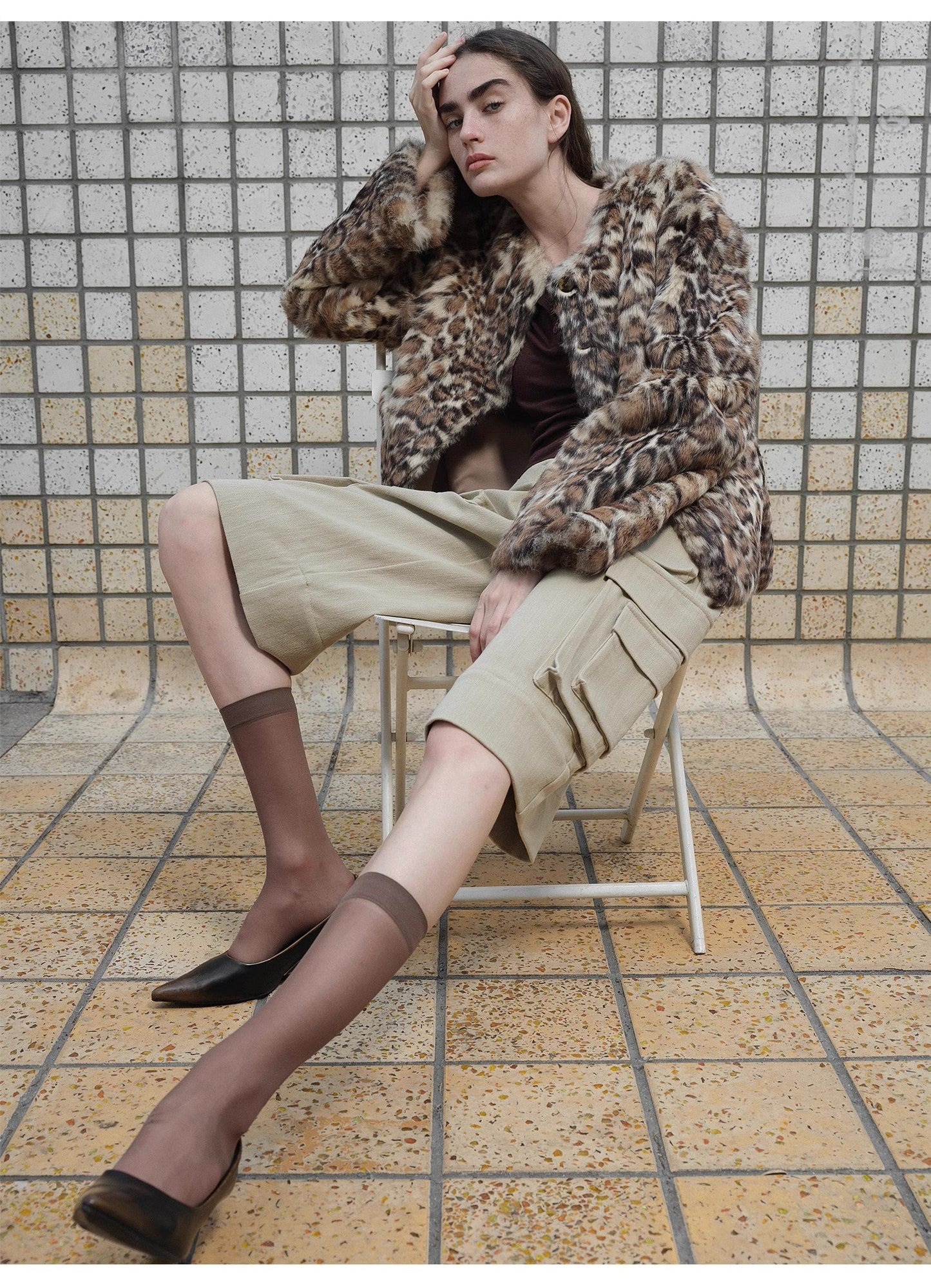 Leopard Print Guide Rabbit Jacket